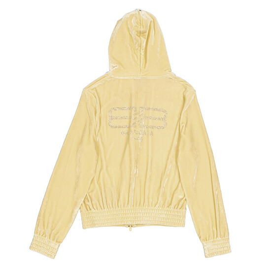 Balenciaga Ladies Cream BB Paris Zip-Up Hoodie, Size X-Small