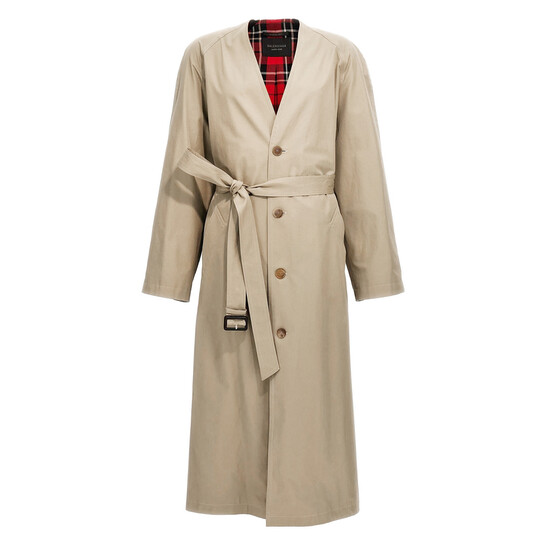 ハーリップトゥ Belted Dress Trench Coat taupe M ハーリップトゥ Belted Dress Trench Coat taupe M