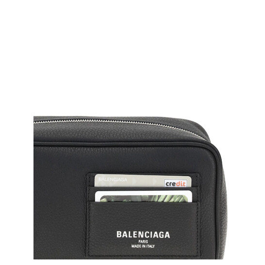 Balenciaga Logo Beauty Case 8422222ABVZ_1000 - Handbags - Jomashop
