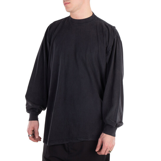 Balenciaga Men's Logo-Print Long-Sleeve T-Shirt, Brand Size 1