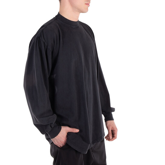 Balenciaga Men's Logo-Print Long-Sleeve T-Shirt, Brand Size