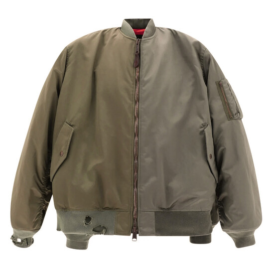 Authentic ☆本革☆短丈“bomber military jacket USTZFTBCL Spring Autumn Military Jacket Men Air Force