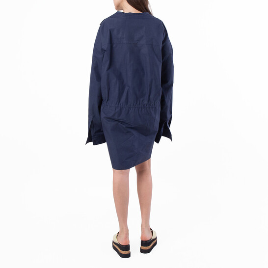 Balenciaga Oversized Fit Cotton Mini Dress, Brand Size 36 ( US Size 2 ) - 546x546 Image #4