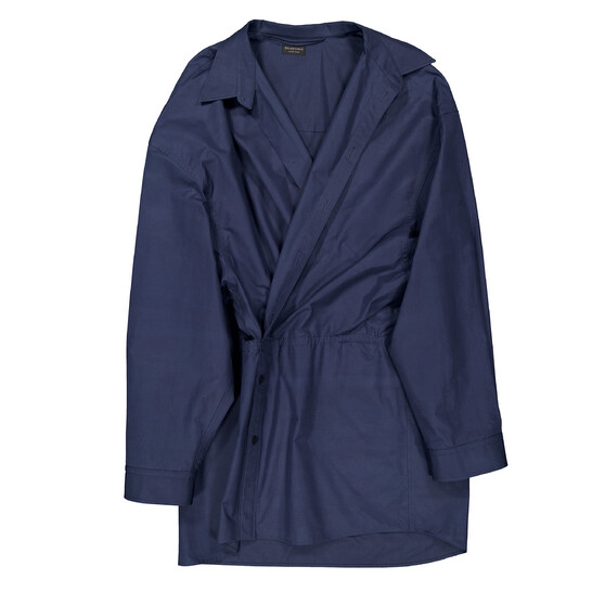 Balenciaga Oversized Fit Cotton Mini Dress, Brand Size 36 ( US Size 2 ) - 546x546 Image #5