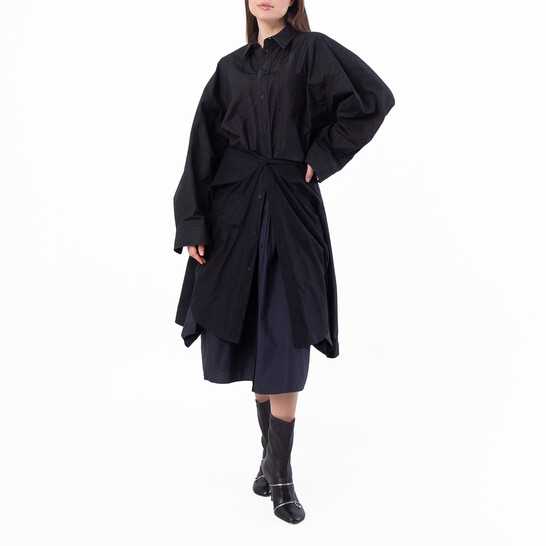 Balenciaga Patch Maxi Cotton Dress - 546x546 Image #3