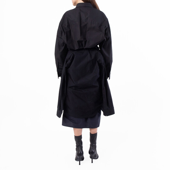 Balenciaga Patch Maxi Cotton Dress - 546x546 Image #4