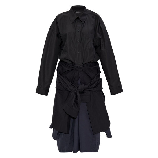 Balenciaga Patch Maxi Cotton Dress - 546x546 Image #5