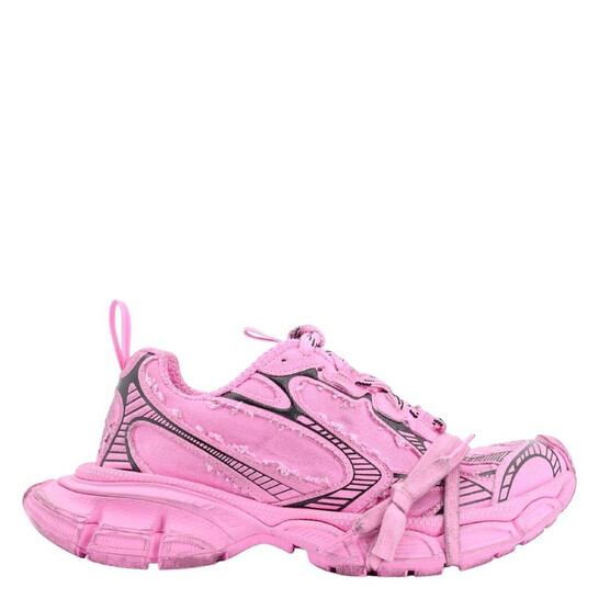 Balenciaga Pink 3XL Canvas Sneakers, Brand Size 38 ( US Size 8
