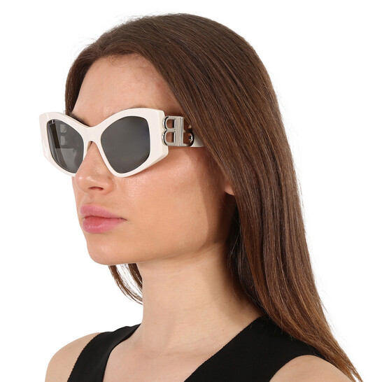 サングラス BALENCIAGA SS25 Woman SUNGLASSES (BB0271S 003 GREY) BALENCIAGA SS25 Woman SUNGLASSES (BB0271S 003 GREY