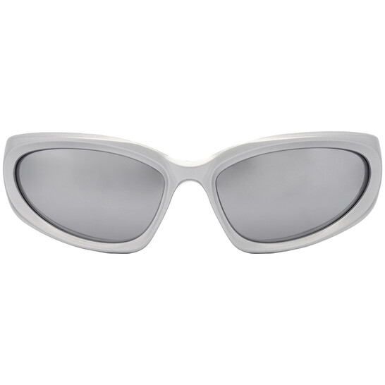 小物 BALENCIAGA silver wrap around sunglasses Balenciaga Silver Wraparound Sunglasses Balenciaga