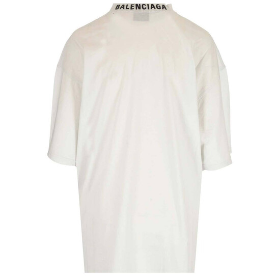 Balenciaga Thin Jersey Medium-Fit Distressed T-Shirt, Size X