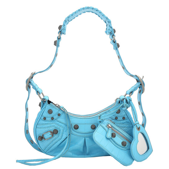 Balenciaga Turquoise XS Le Cagole Shoulder Bag 67130923EBY4809