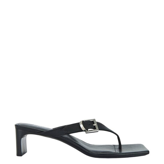 Balenciaga Womens Bel Air Calfskin Sandals, Brand Size 38 ( US Size 8 ) - 546x546