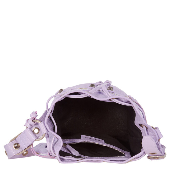 Balenciaga e Cagole Xs Bucket Bag In Light Purple