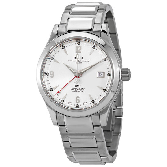 Ball Engineer II Ohio GMT Automatic Silver Dial Men's Watch GM1032C-S2CJ-SL