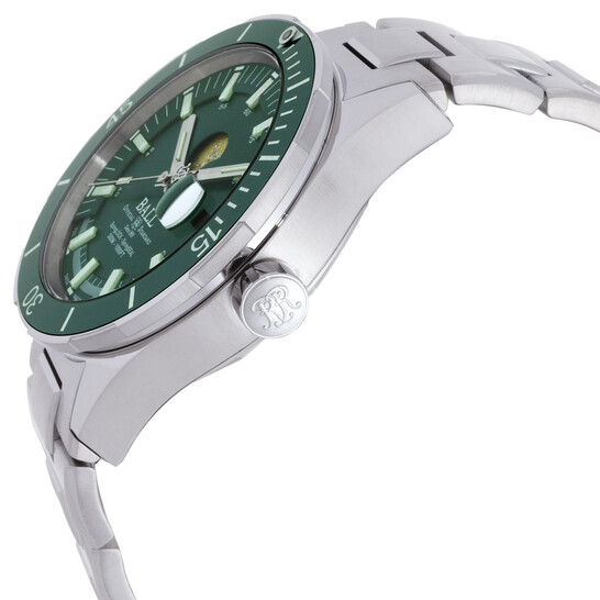 Ball Roadmaster Challenger Moonphase Automatic Green Dial Watch