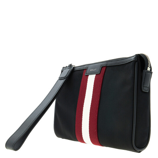 Bally Code Pouch in Black Nylon MAM00R-NY286-U901P 7613466210154