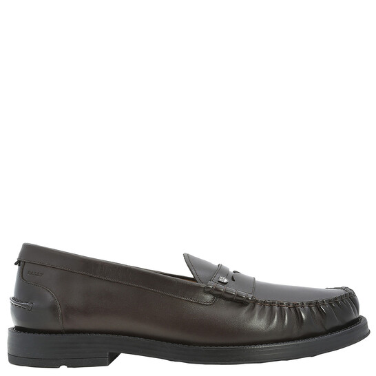 サンダル Bally Men's Black Leather Loafers 60030326058-F561 Bally Men's Leather Loafers Black F561 60030326058 53737740