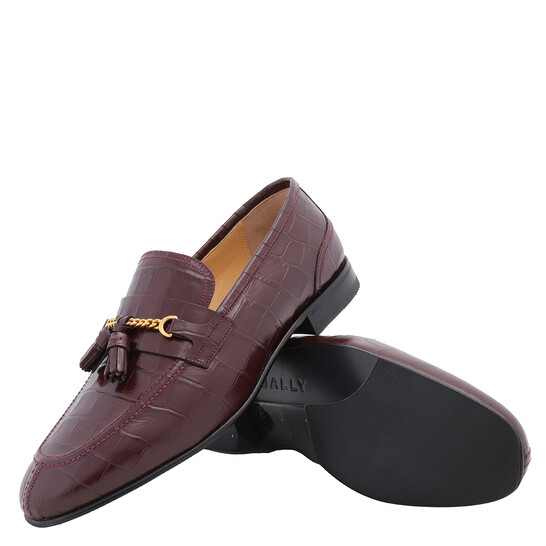 BALLY モカシン WABLER/66 赤 43 Bally Wabler Suede Driver Red, $395 | Neiman Marcus | Lookastic