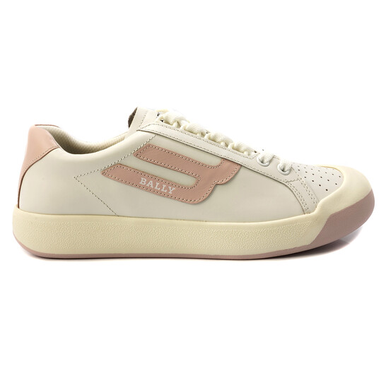 Bally New Competition White Leather Sneakers, Brand Size 39