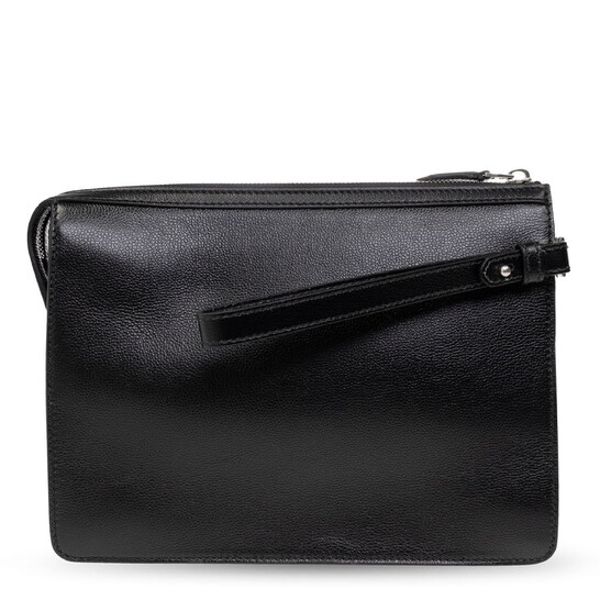 Bally PM - Clutch In Black Leather MAM00L VT393-U901P