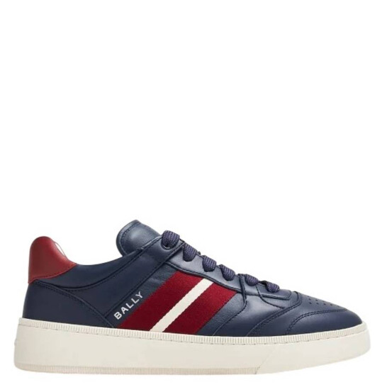 スニーカー BALLY FW24 SNEAKER REBBY (WK008A VT179I0I0) Bally Rebby Leather Low-Top Sneakers, Brand Size 40 ( US