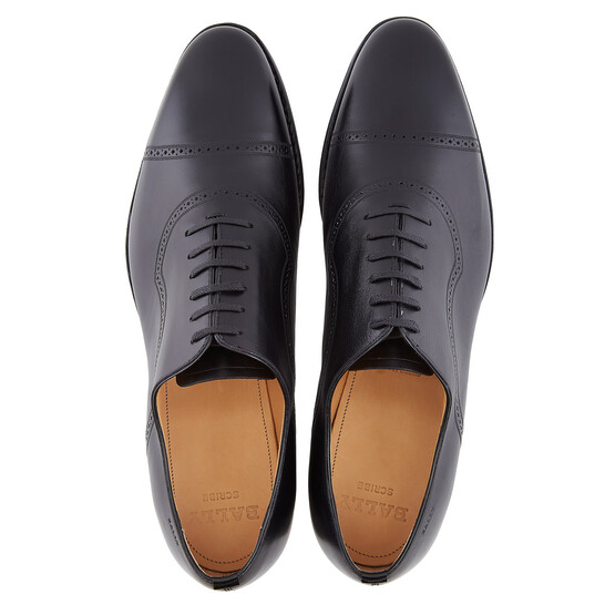 たつ　　BALLY 靴 Bally Scotch Leather Oxford Shoes, Brand Size 6 ( US Size 7