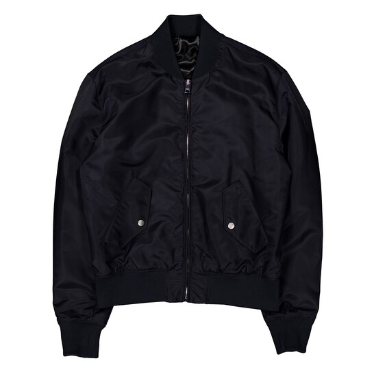 Balmain Logo-Embroidered Bomber Jacket, Brand Size 48 ( US Balmain Logo-Embroidered Bomber Jacket, Brand Size 48 ( US