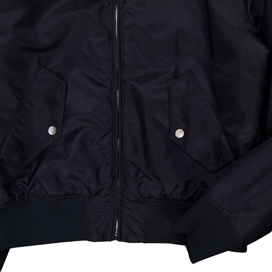 Balmain Logo-Embroidered Bomber Jacket, Brand Size 48 ( US Size 38