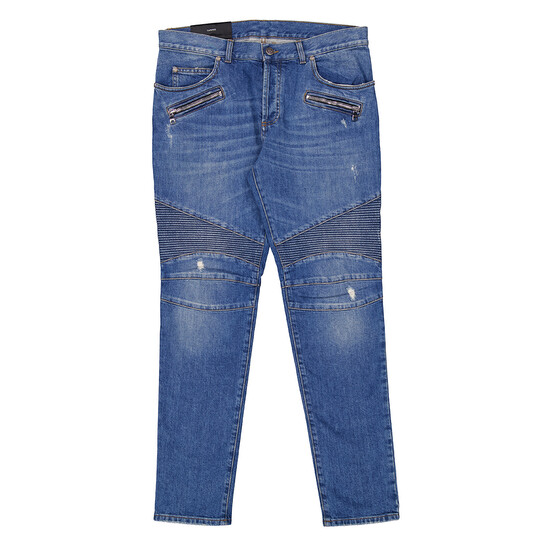 Balmain Slim Cut Denim Jeans - 546x546 Image #5