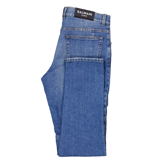 Balmain Slim Cut Denim Jeans - 546x546 Image #7
