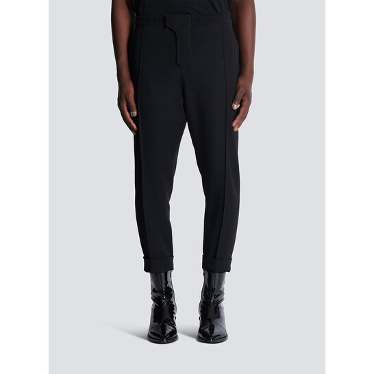 Balmain Tailored Slouch Wool Trousers - 546x546 Image #2