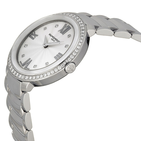 Baume and Mercier Promesse Silver Dial Stainless Steel Ladies Watch 10199 - 546x546 Image #2