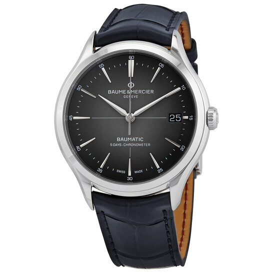 Baume Et Mercier Clifton Automatic Grey Dial Men's Watch 10550