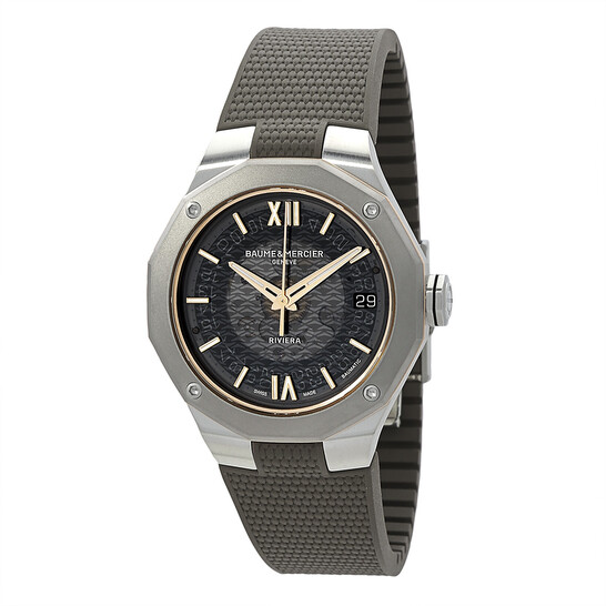 Baume Et Mercier Riviera 1020 Automatic Smokey Grey Dial Unisex