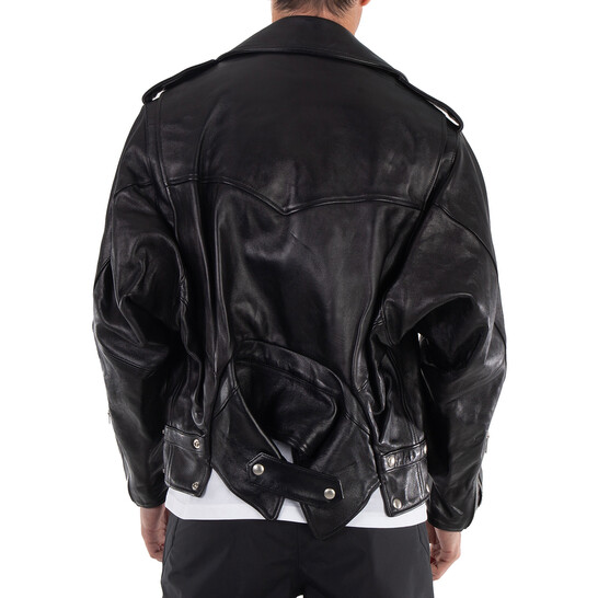 ジャケット・アウター 90s vintage double riders leather jacket Ruff Ryders Dirty Denim DMX Vintage Y2K Genuine Leather