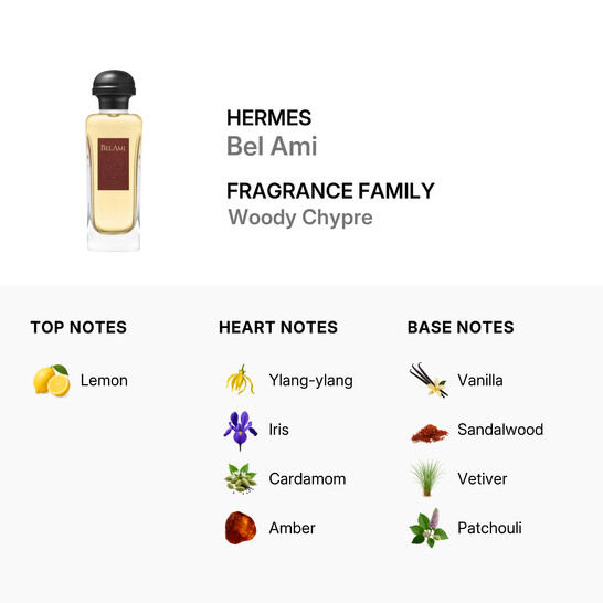 Hermes Bel Ami / Hermes EDT Spray 3.3 oz (100 ml) (m