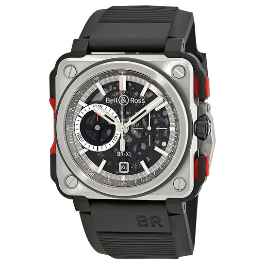 Bell And Ross Aviation Skeleton Dial Automatic Men's Watch BRX1