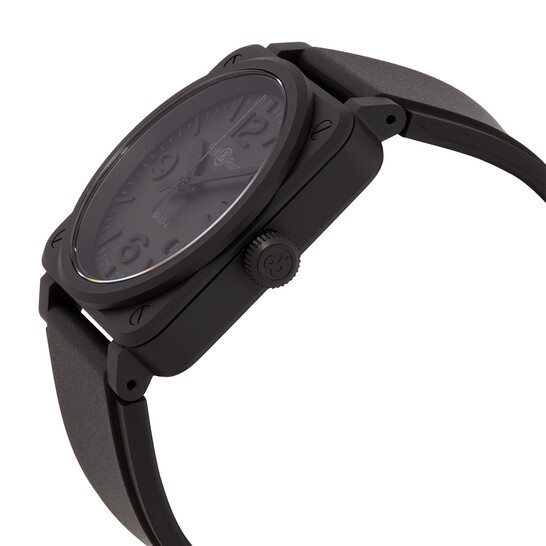 ベル＆ロス 41 mm, BR 03A-PH-CE/SRB Bell And Ross BR 03 Phantom Automatic Black Dial Men's Watch