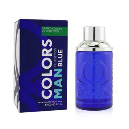 Benetton Men's Colors Blue EDT Spray 3.4 oz Fragrances