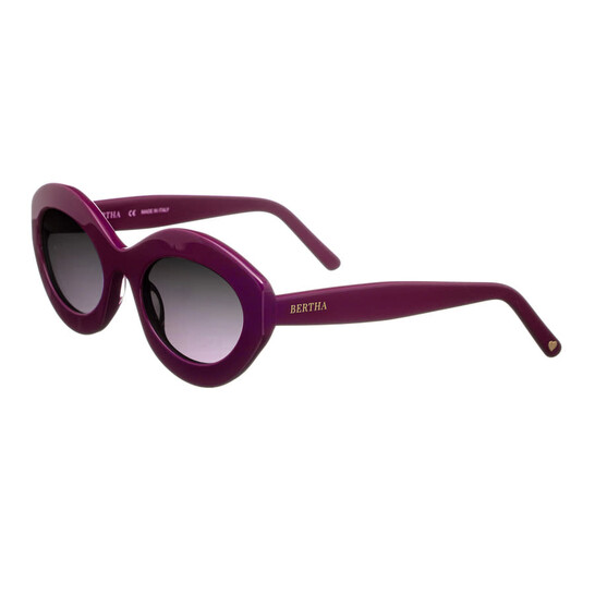 Bertha Ladies Pink Oval Sunglasses BRSIT100-1 - 546x546 Image #2