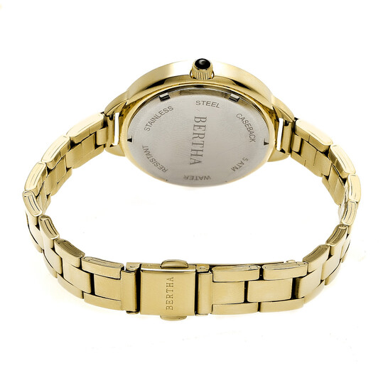 Bertha Madison Gold Dial Ladies Watch BR6702 - 546x546 Image #2