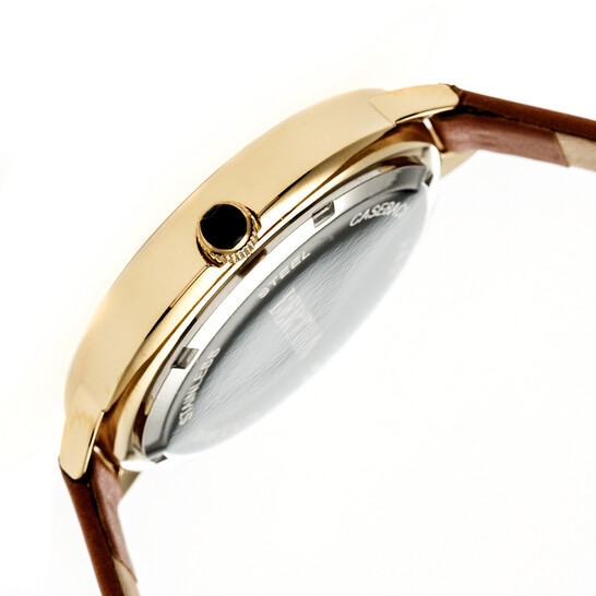 Bertha Madison Gold Dial Camel Leather Ladies Watch BR6705 - 546x546 Image #3