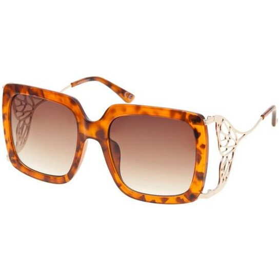 Betsy Johnson Brown Gradient Square Ladies Sunglasses 10260845.LTS TORBRN - 546x546