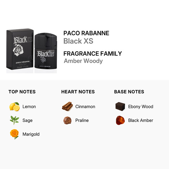 Paco Rabanne Black XS Men by Paco Rabanne Eau de Toilette Spray