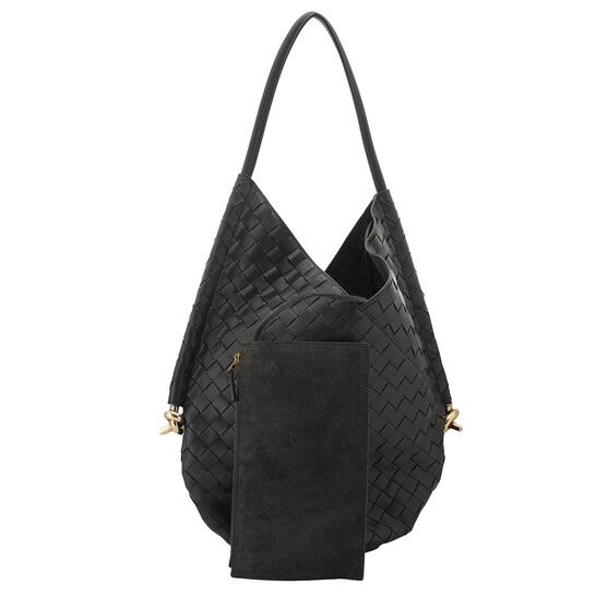 Bottega Veneta Intrecciato Leather Medium Solstice Shoulder Bag