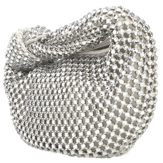 Bottega Veneta Jodie Crystal Mini Top-Handle Bag