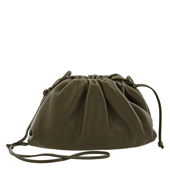 Bottega Veneta レザー ポーチ ブラック/ゴールド Bottega Veneta - Black Leather & Gold Chain Large Tote