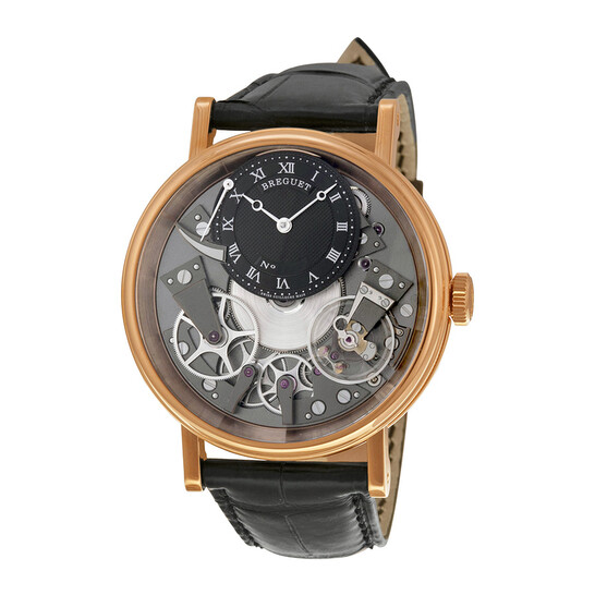 Breguet Tradition Skeleton Dial 18 kt Rose Gold Men's Watch 7057BR