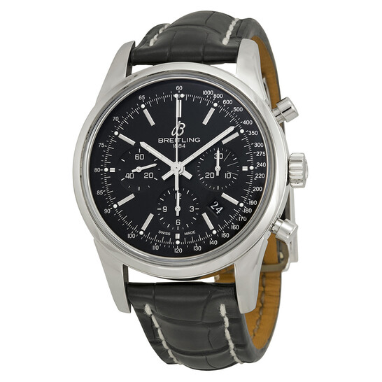 Breiting Transocean Chronograph Black Dial Men's Watch AB015212-BA99BKCD - 546x546